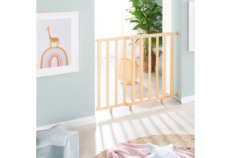 Türschutzgitter zum Klemmen, Treppengitter für Kinder & Haustiere de roba en Beige – photo produit 3 sur 5