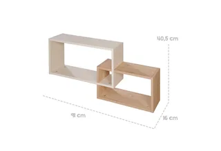 Wandregal Cashmere - passend zu roba Kinderzimmer Jil & Sidney de roba – photo produit 3 sur 5