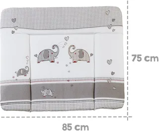 Wickelauflage 85 x 75 cm by roba in Grey – product photo 2 of 2