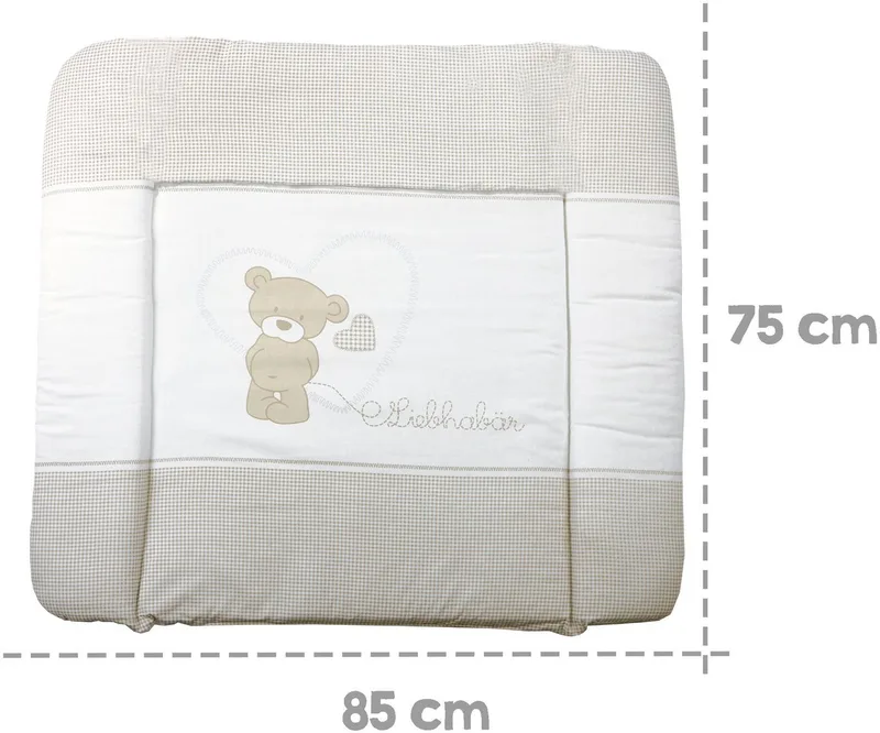 Wickelauflage 85 x 75 cm von roba in Weiß – Produktfoto 2 von 2