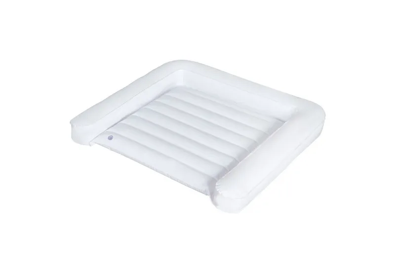 Wickelauflage aufblasbar 85 x 75 cm - Platzsparend & leicht abwaschbar, mobile Wickelunterlage wasserdicht - Für unterwegs & Zuhause by roba in Weiß – product photo