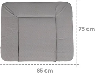 Wickelauflage Dotty, 85x75 cm, mit weicher Polsterung by roba in Grey – product photo 2 of 2