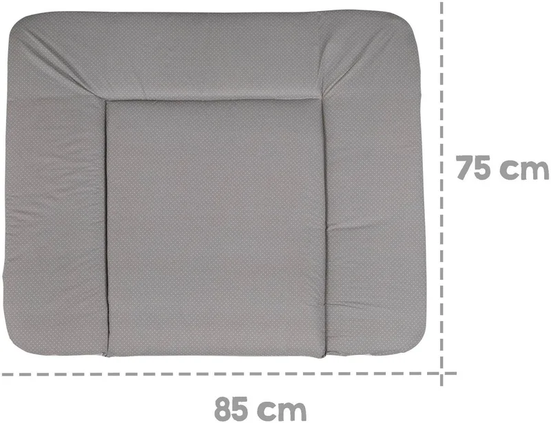 Wickelauflage Dotty, 85x75 cm, mit weicher Polsterung by roba in Grey – product photo 2 of 2
