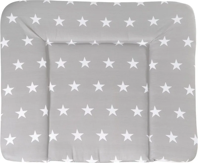 Wickelauflage Little Stars fra roba i Grau – produktbillede