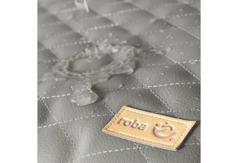 Wickelauflage Luxe, stone gesteppt by roba in Grey – product photo 3 of 4