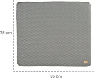 Wickelauflage Luxe, stone gesteppt by roba in Grey – product photo 4 of 4