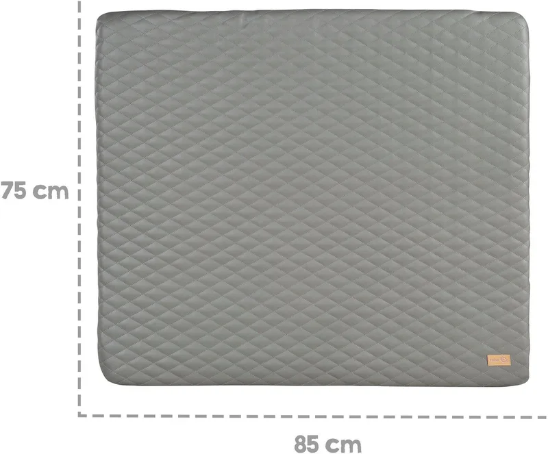 Wickelauflage Luxe, stone gesteppt by roba in Grey – product photo 4 of 4