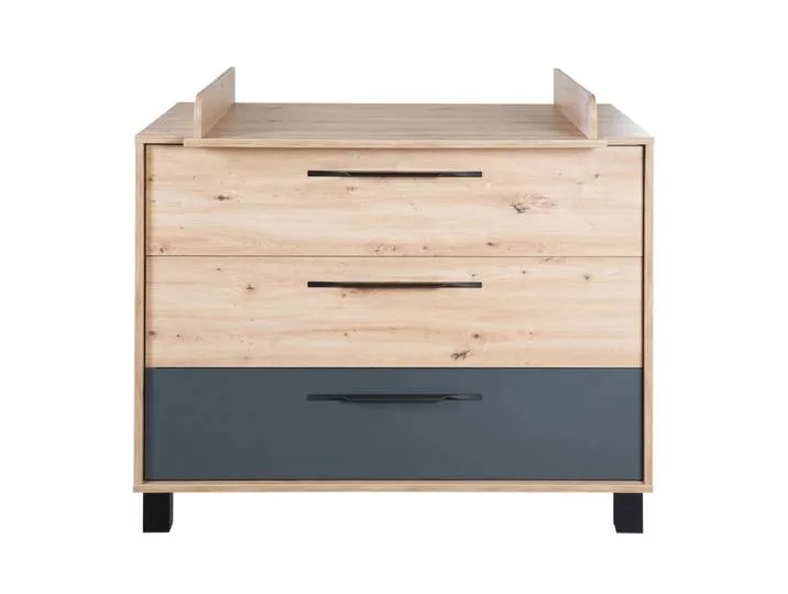 Wickelkommode ARTESANA braun/ grau de roba – photo produit