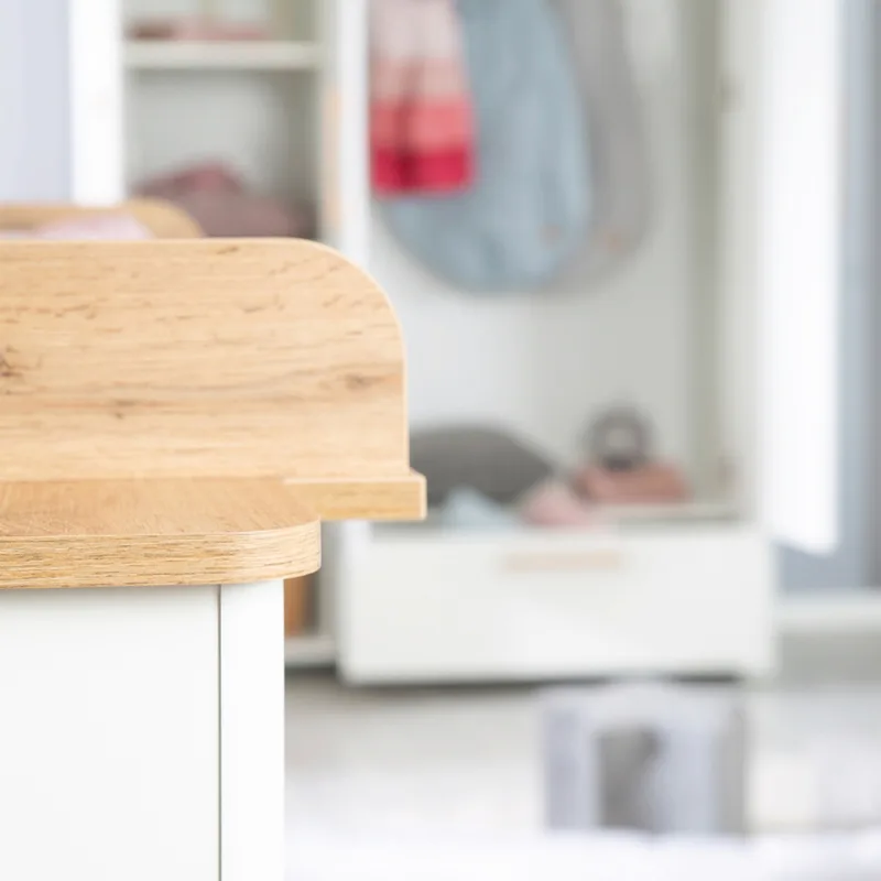 Wickelkommode Ava, Wickelansatz im Dekor Artisan Eiche by roba in White – product photo 3 of 3