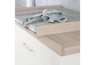 Wickelkommode Lucy, Wickeltisch mit Wickelansatz - Soft-Close - 3 Schubladen - Weiß by roba – product photo 5 of 5