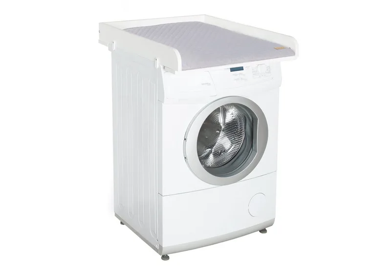 Wickelplatte roba Style, inkl. Wickelauflage, Aufsatz für Waschmaschinen by roba in Grey, Silver, White – product photo 2 of 3