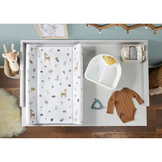 Aankleedkussen Bosdieren 50x70 cm van Rotho Babydesign in Wit – productfoto 2 van 3