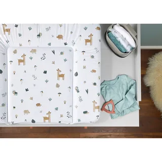 Aankleedkussen Bosdieren 85x72 cm de Rotho Babydesign en Blanc – photo produit 2 sur 3
