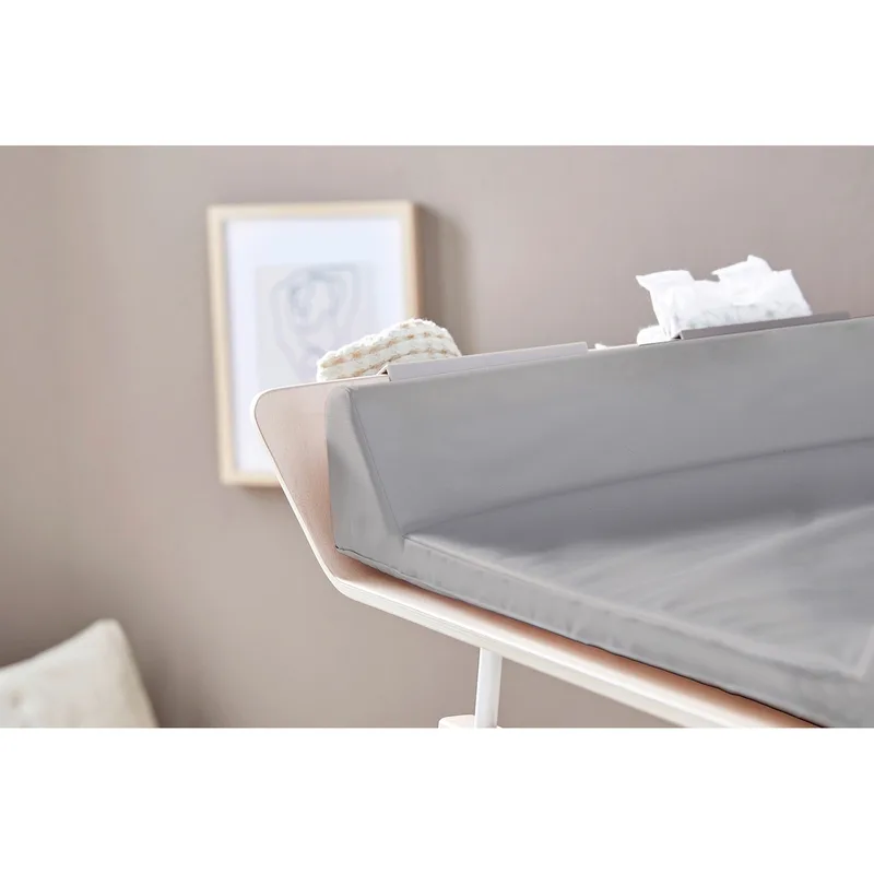Keilwickelauflage uni 50x70 cm von Rotho Babydesign in Grau, 70 × 50 × 10 mm – Produktfoto 1 von 2
