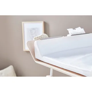 Keilwickelauflage uni 50x70 cm von Rotho Babydesign in Weiß, 70 × 50 × 10 mm – Produktfoto 1 von 2
