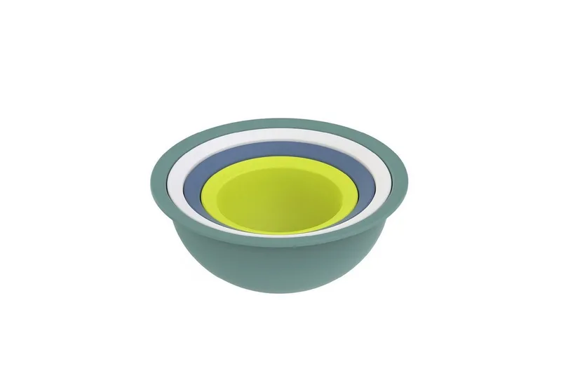 Schüssel Caruba Set mit 3 Schalen und 1 Sieb, Kunststoff (PP) BPA-frei, Kunststoff von Rotho Babydesign in Mehrfarbig – Produktfoto 1 von 5