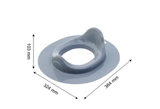 Toilettentrainer de Rotho Babydesign en Gris – photo produit 3 sur 4