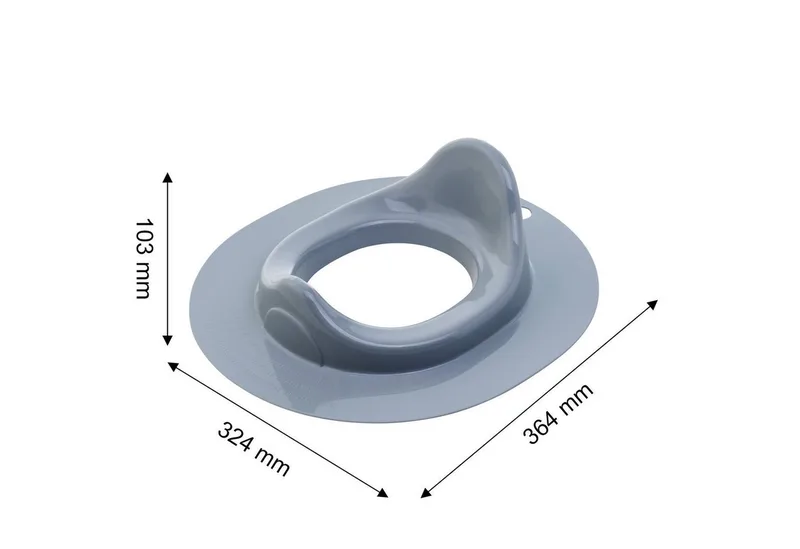 Toilettentrainer de Rotho Babydesign en Gris – photo produit 3 sur 4