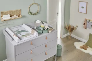 Wickelauflage, Die Wickelauflage entspricht der Standard-Zertifizierung Standard 100 von Rotho Babydesign in Grün – Produktfoto 5 von 5