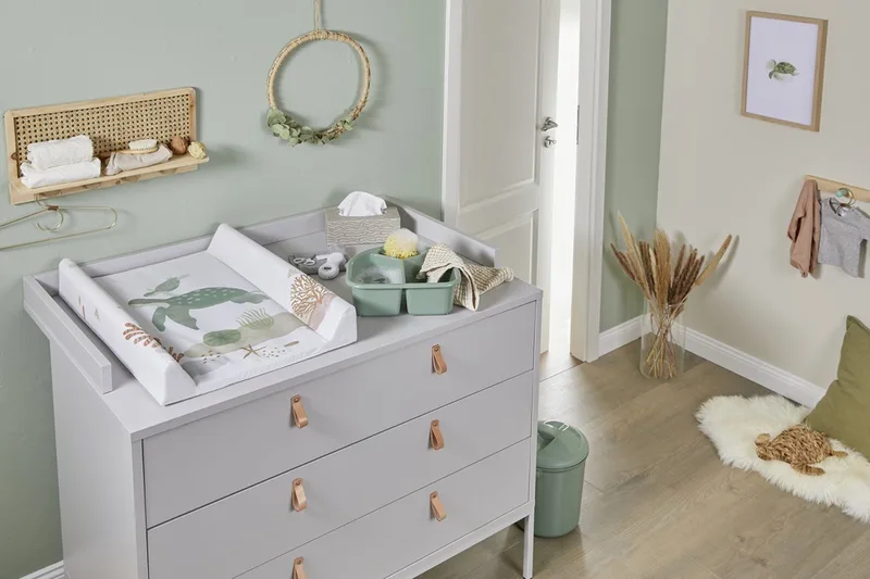 Wickelauflage, Die Wickelauflage entspricht der Standard-Zertifizierung Standard 100 von Rotho Babydesign in Grün – Produktfoto 5 von 5