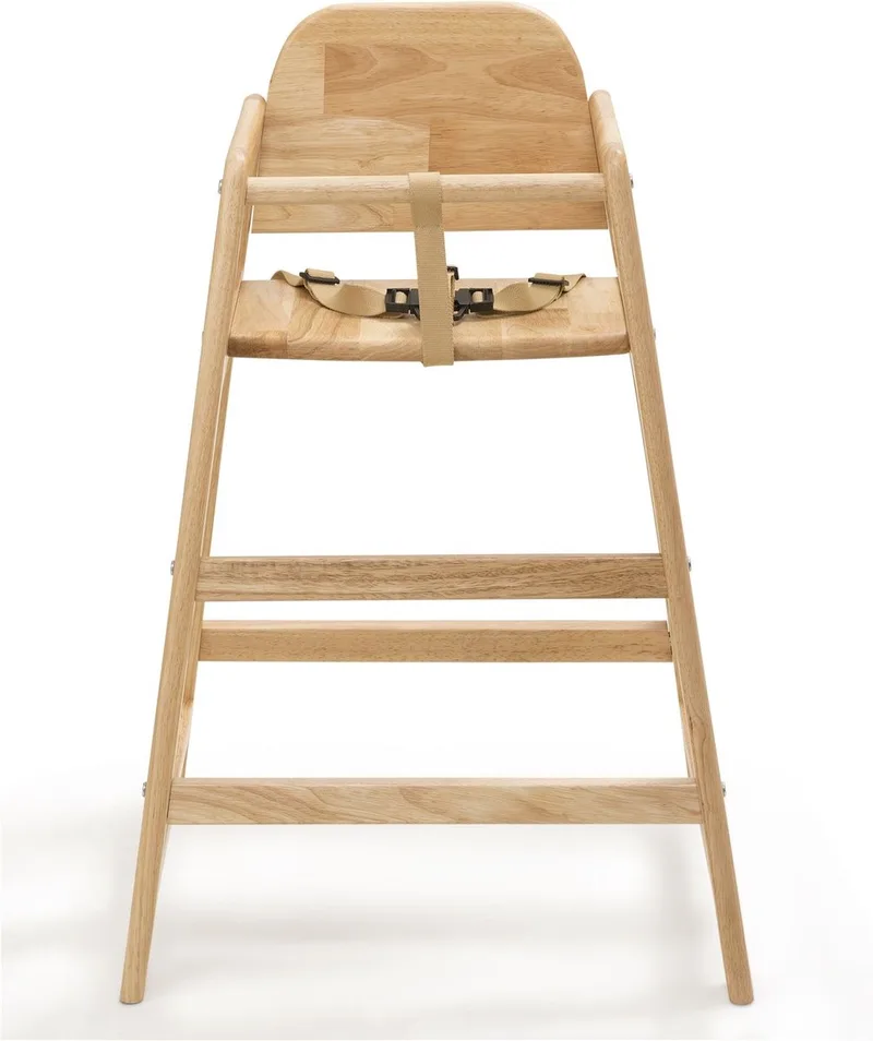 Eenvoudig Stapelbare Houten Kinderstoel, Naturel by Safetots in Natuurlijk – product photo