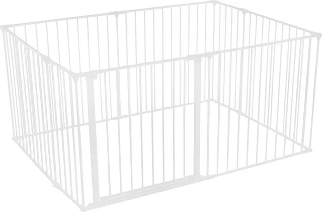 Grondbox, 105cm x 144cm, Wit, 70cm Hoog, Baby Speelpen