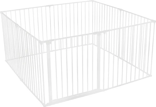 Grondbox, 144cm x 144cm, Wit, 70cm Hoog, Baby Speelpen