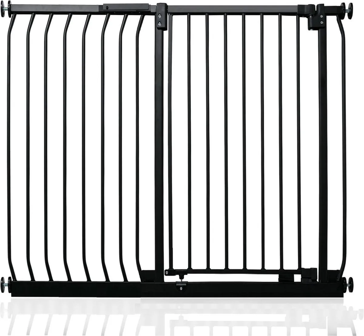 Hoog Klemhek Elite, 107cm - 116cm, Mat Zwart, Hoog 96.8cm de Safetots en Noir – photo produit