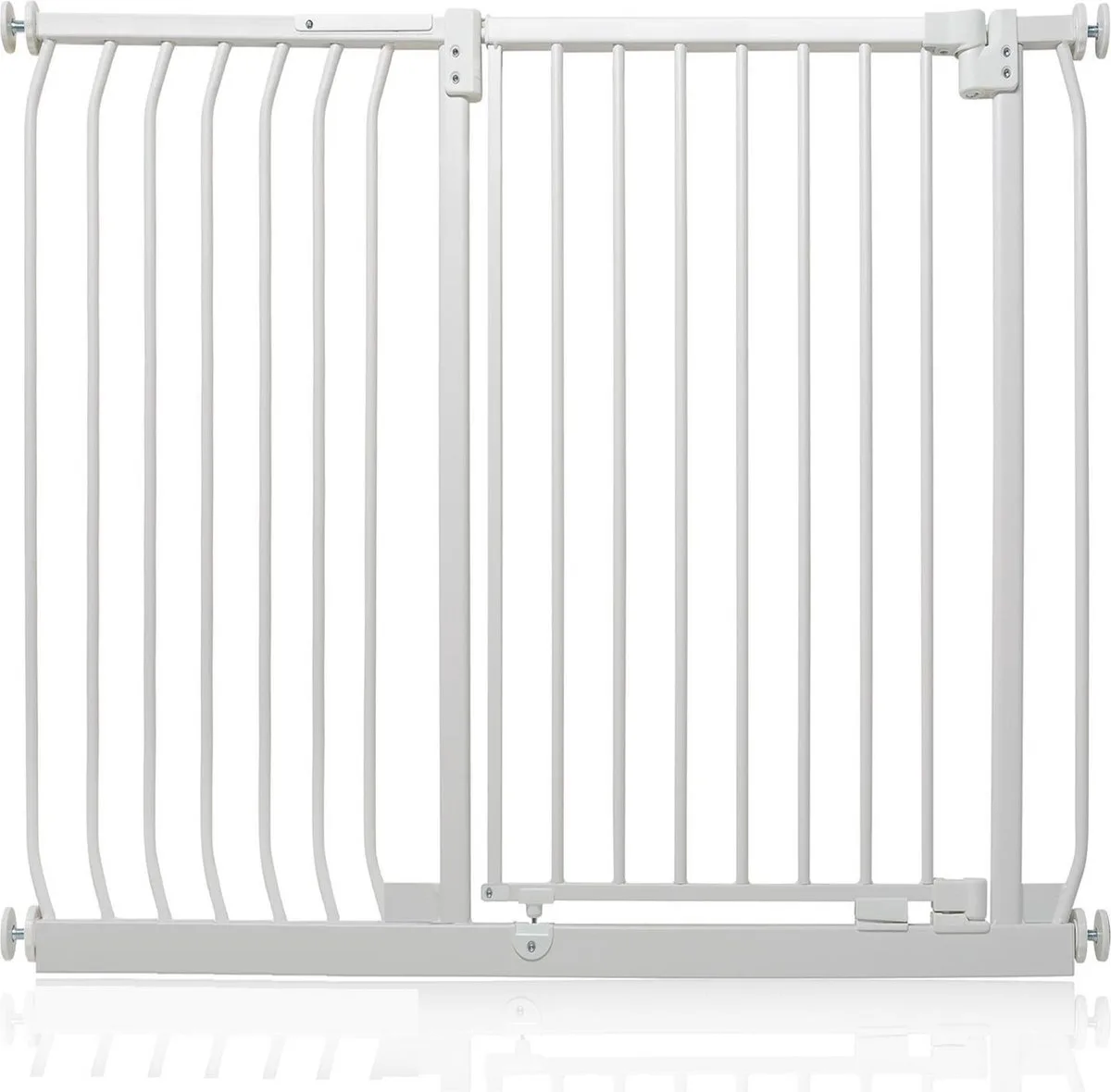 Hoog Klemhek Elite, 116cm - 125cm, Mat Wit, Hoog 96.8cm van Safetots in Wit – productfoto