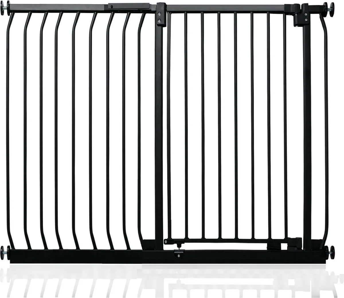 Hoog Klemhek Elite, 116cm - 125cm, Mat Zwart, Hoog 96.8cm van Safetots in Zwart – productfoto