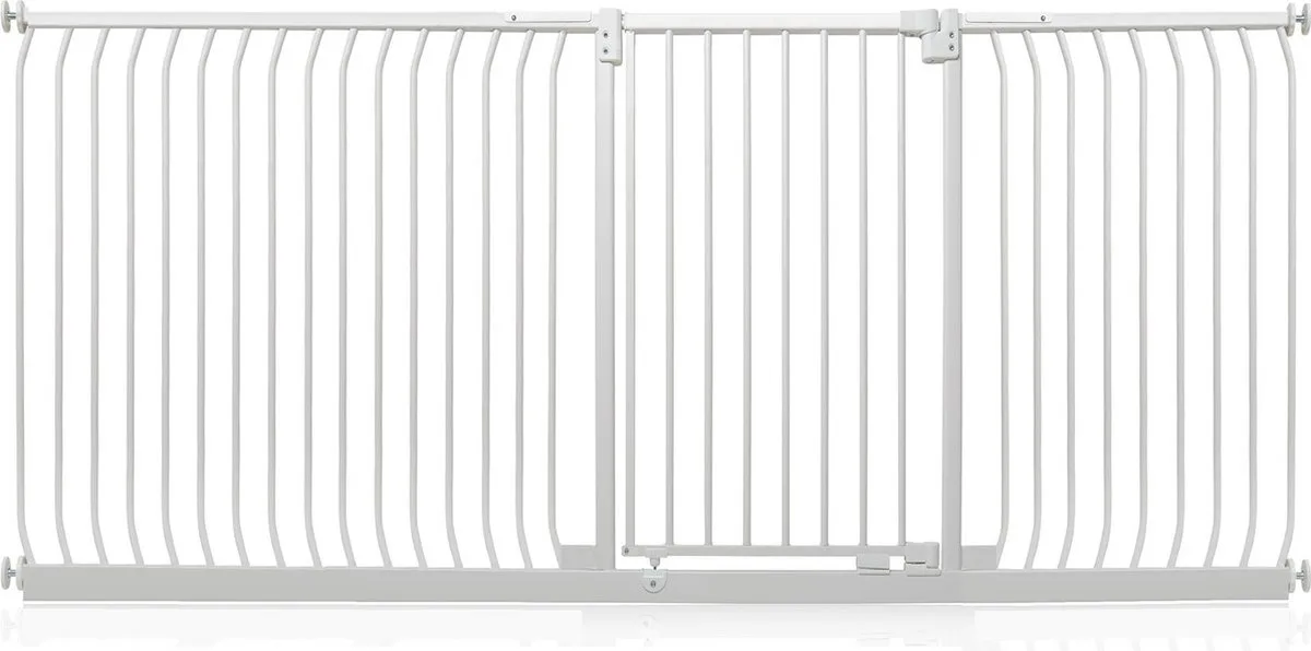 Hoog Klemhek Elite, 234cm - 243cm, Mat Wit, Hoog 96.8cm by Safetots in White – product photo