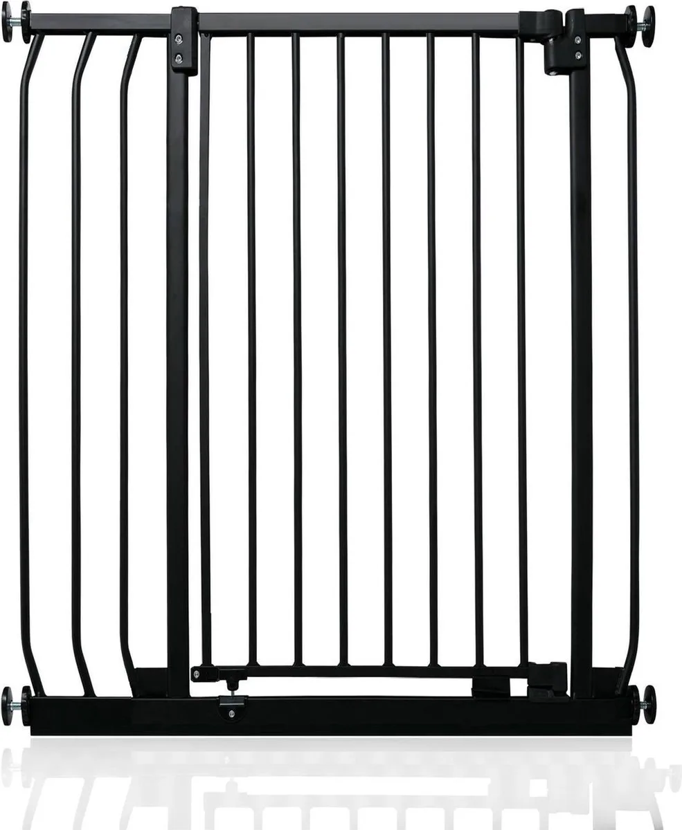 Hoog Klemhek Elite, 80cm - 89cm, Mat Zwart, Hoog 96.8cm van Safetots in Zwart – productfoto