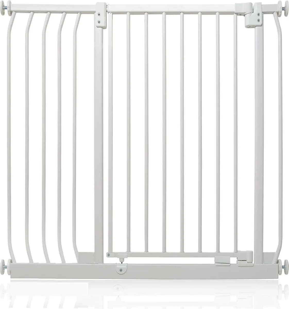 Hoog Klemhek Elite, 98cm - 107cm, Mat Wit, Hoog 96.8cm van Safetots in Wit – productfoto