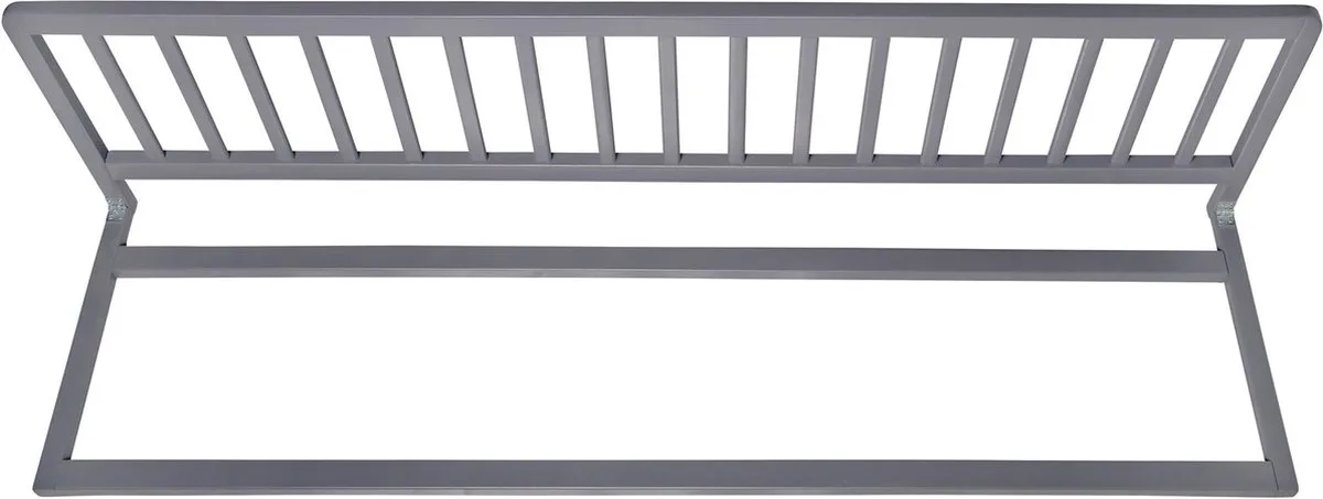 Houten Bedhekje, Grijs, 38cm Hoog x 140cm Breed van Safetots in Grijs – productfoto