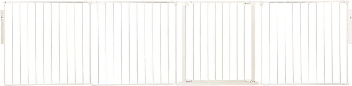 Kamerbreedhek, Panelenhek, Tot 298cm Breed, Wit, 70cm Hoog van Safetots in Wit – productfoto