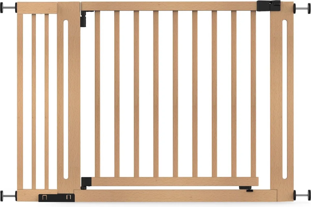Klemhek Elegantie, 115cm - 123cm, Naturel, Hout, Traphekje de Safetots en Natuurlijk (115 cm – 123cm) – photo produit