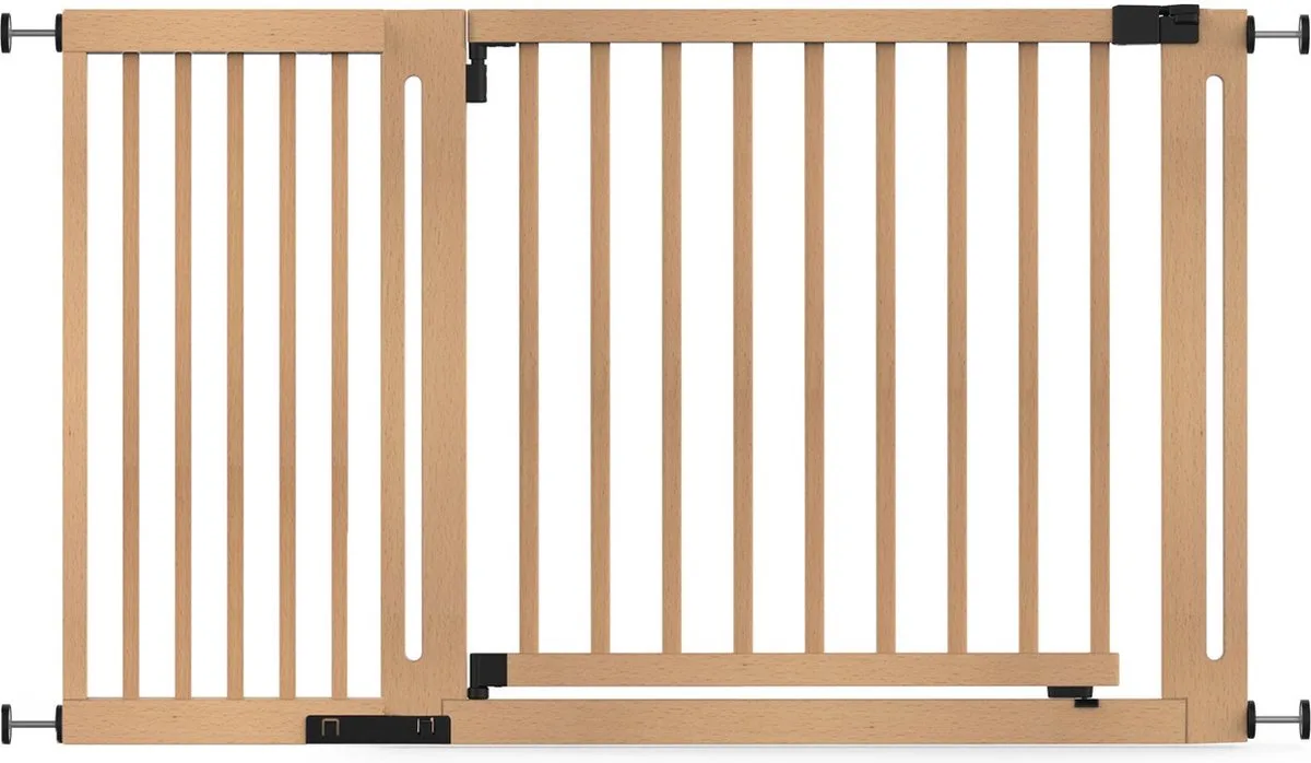 Klemhek Elegantie, 135cm - 143cm, Naturel, Hout, Traphekje de Safetots en Natuurlijk (135 cm – 143cm) – photo produit
