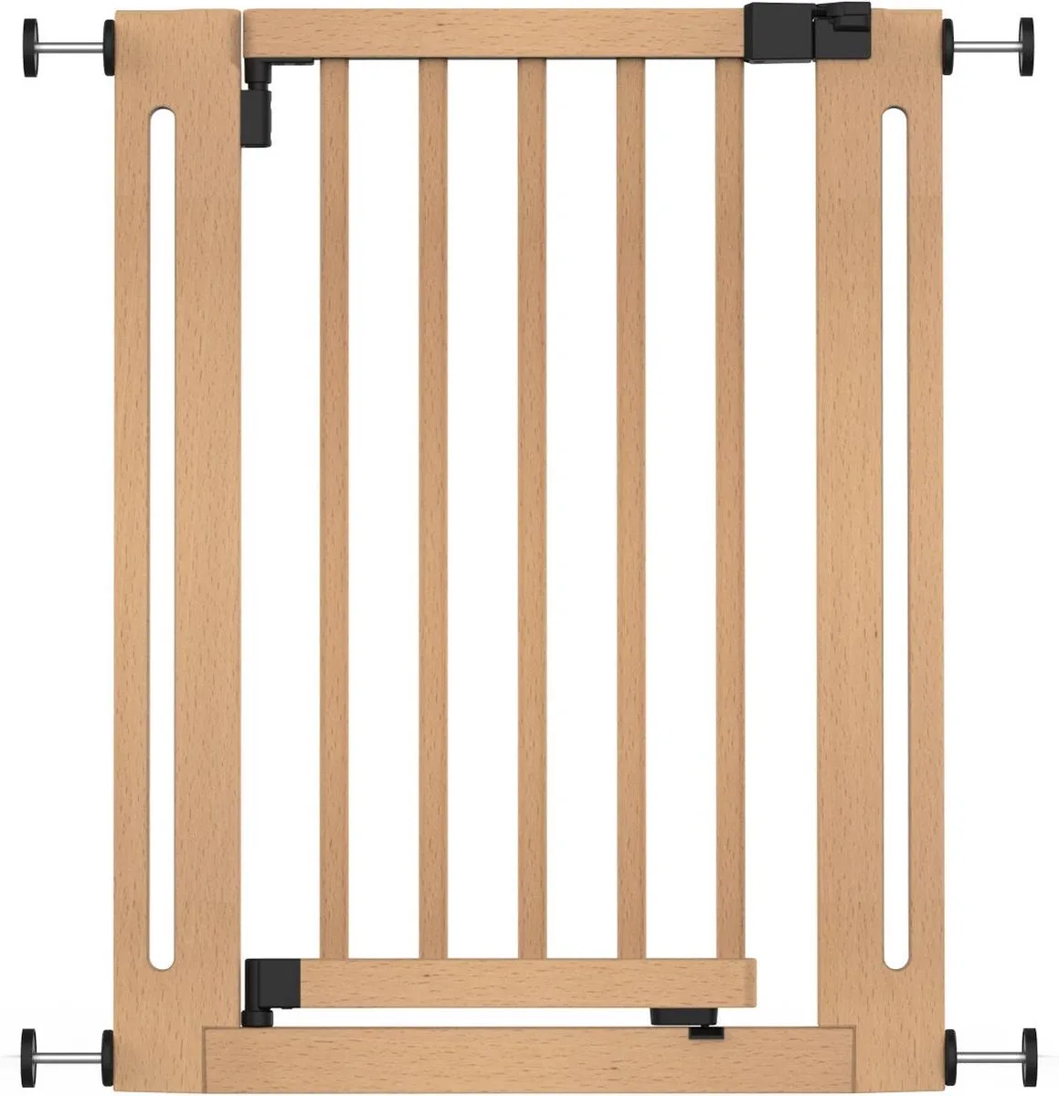 Klemhek Elegantie, 63cm - 71cm, Naturel, Hout, Traphekje de Safetots en Natuurlijk (63 cm – 71cm) – photo produit