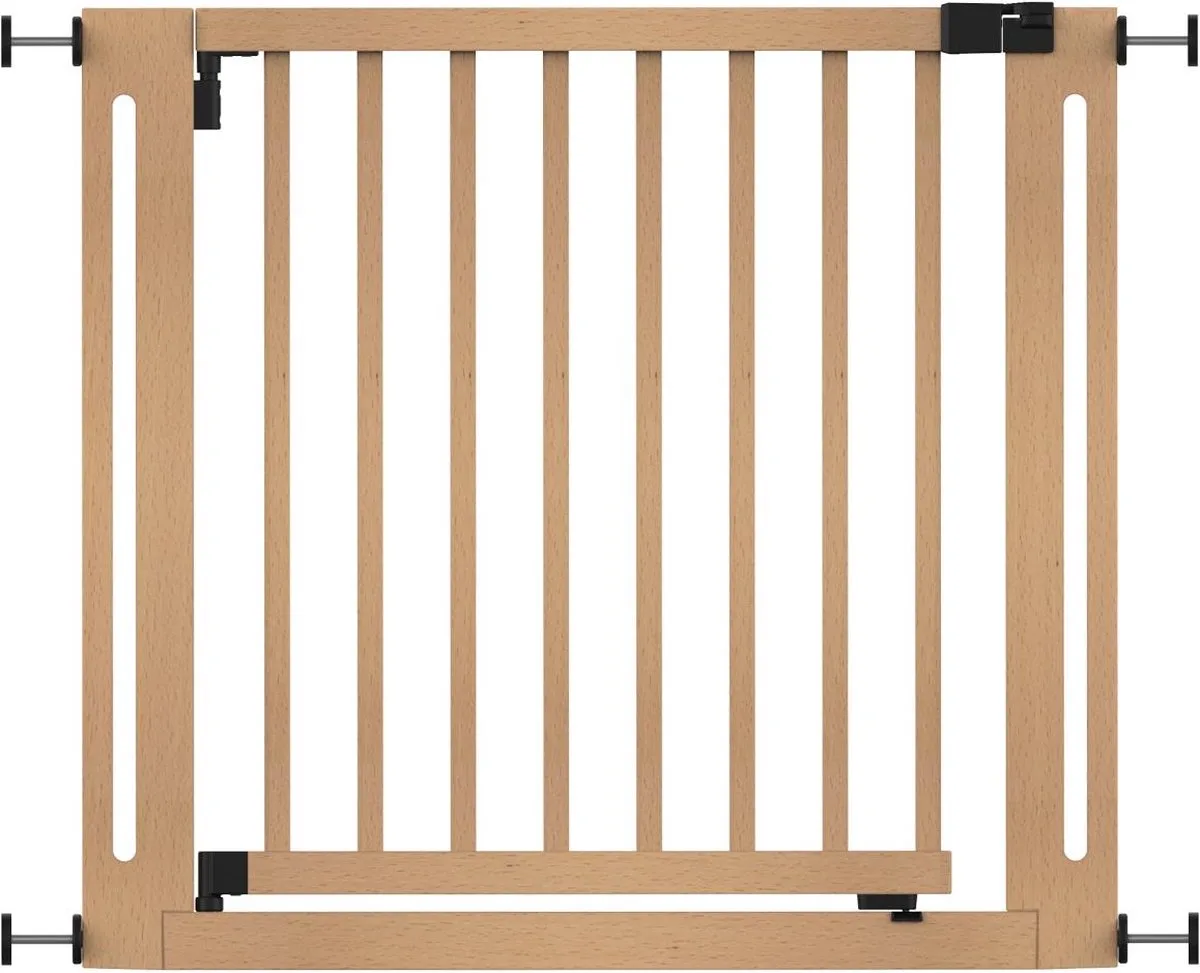 Klemhek Elegantie, 87cm - 95cm, Naturel, Hout, Traphekje de Safetots en Natuurlijk (87 cm – 95cm) – photo produit