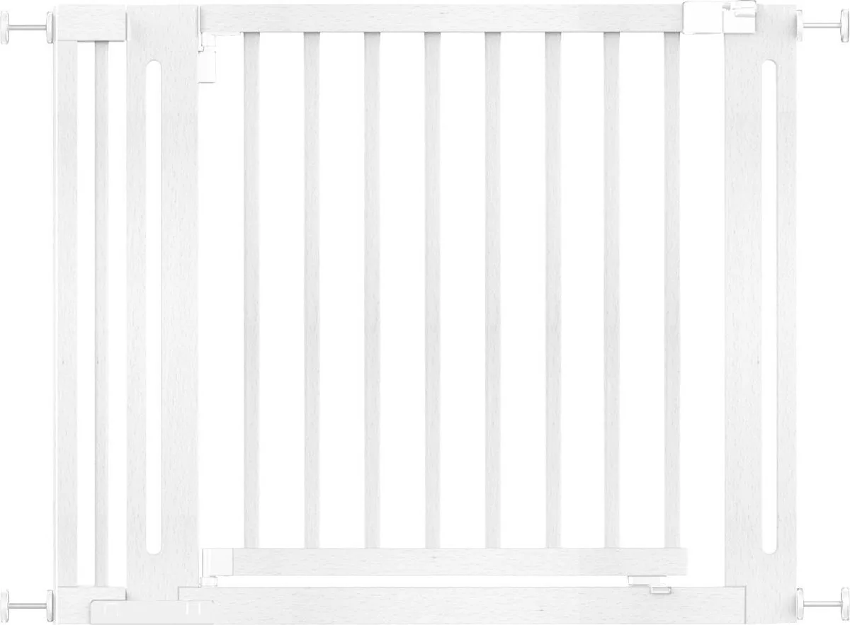 Klemhek Elegantie, 97cm - 105cm, Wit, Hout, Traphekje by Safetots in White – product photo