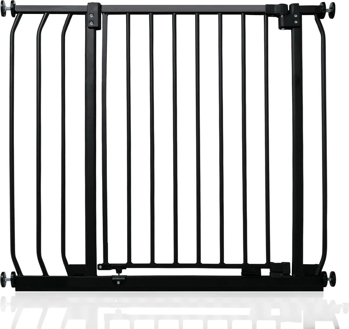 Klemhek Elite, Veiligheidshekje, 80cm - 89cm, Mat Zwart van Safetots in Zwart – productfoto