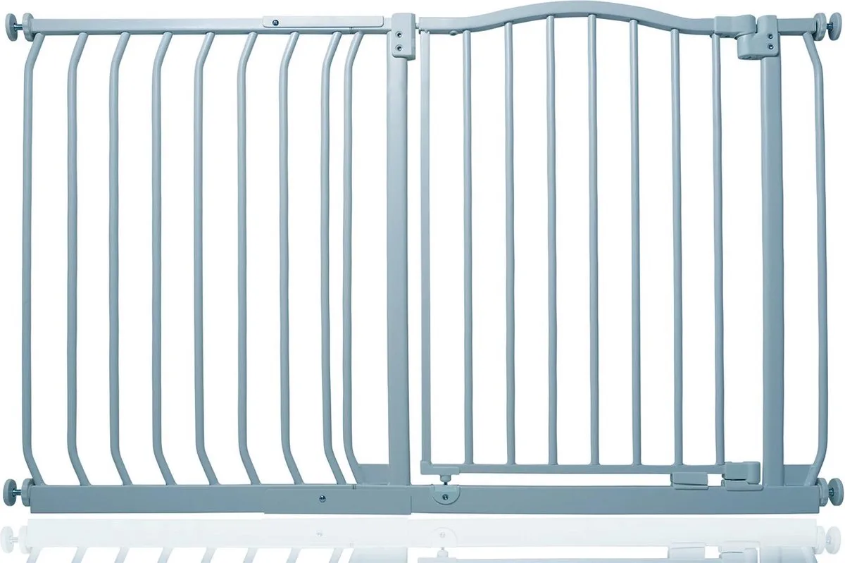 Klemhekje met Gebogen Bovenkant, 116cm - 125cm, Mat Grijs van Safetots in Grijs – productfoto