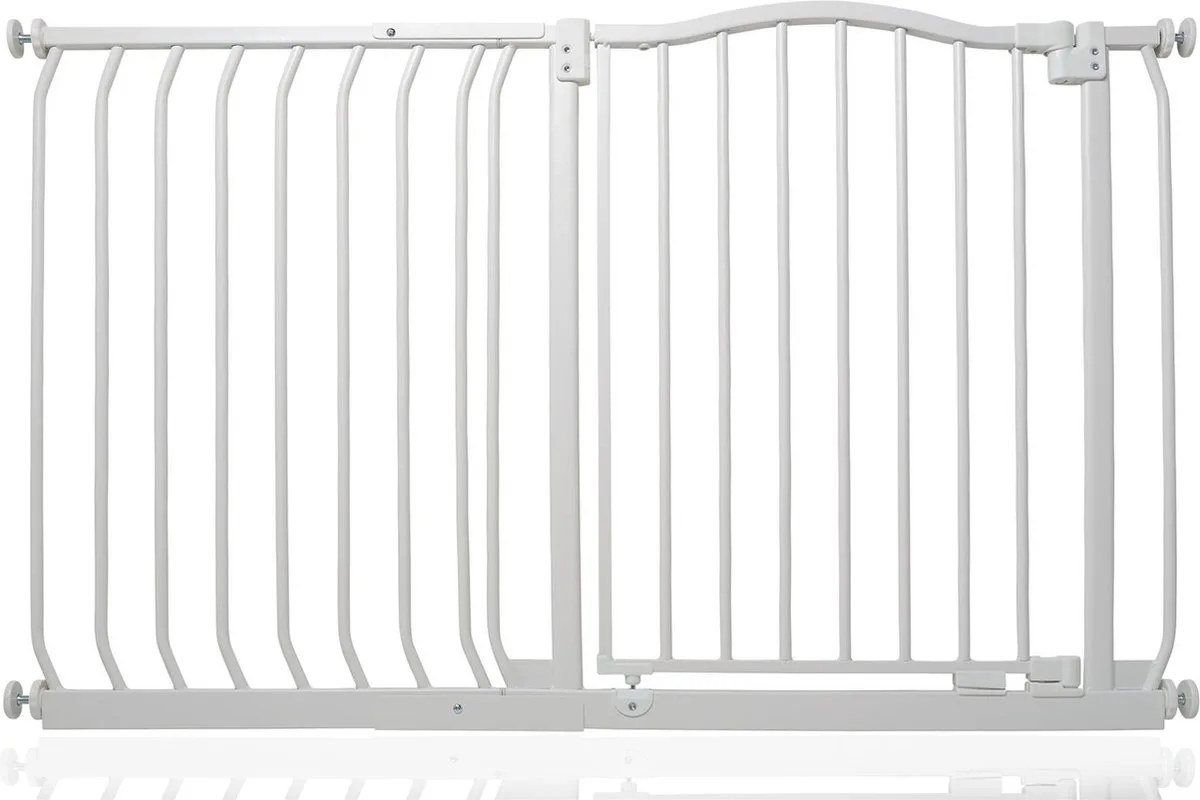 Klemhekje met Gebogen Bovenkant, 116cm - 125cm, Mat Wit von Safetots in Weiß – Produktfoto