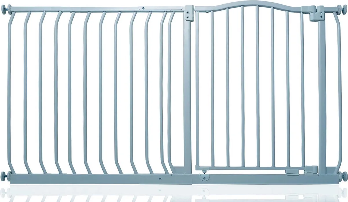 Klemhekje met Gebogen Bovenkant, 134cm - 143cm, Mat Grijs van Safetots in Grijs – productfoto