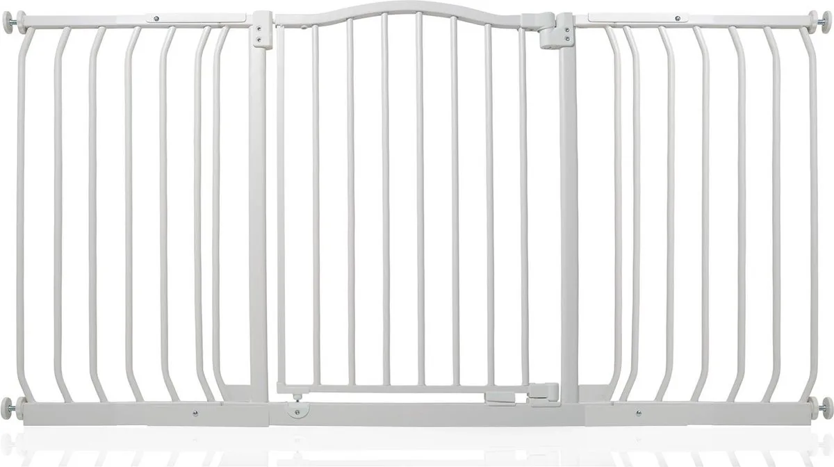 Klemhekje met Gebogen Bovenkant, 143cm - 152cm, Mat Wit van Safetots in Wit – productfoto