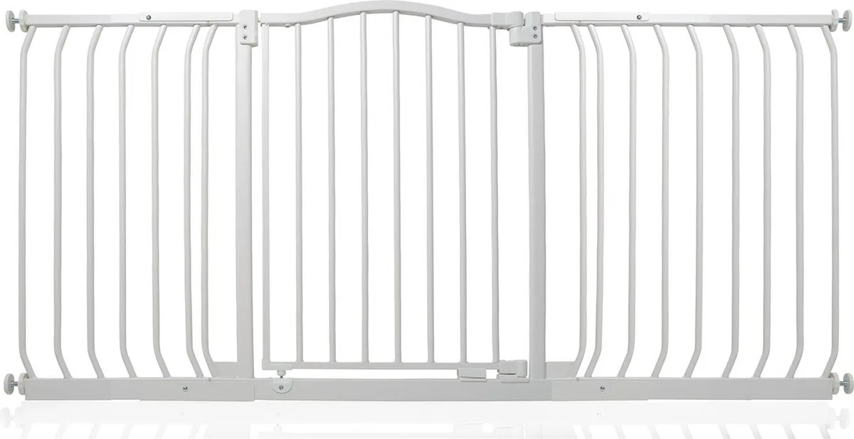Klemhekje met Gebogen Bovenkant, 152cm - 161cm, Mat Wit van Safetots in Wit – productfoto