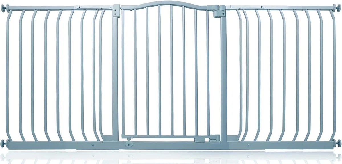 Klemhekje met Gebogen Bovenkant, 161cm - 170cm, Mat Grijs van Safetots in Grijs – productfoto