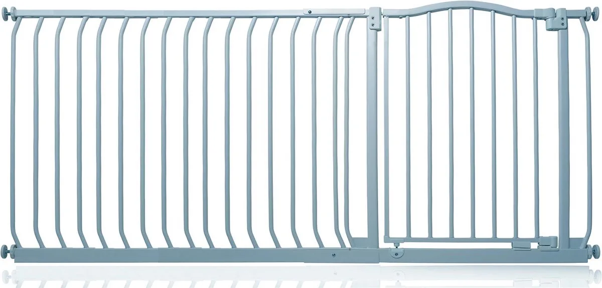 Klemhekje met Gebogen Bovenkant, 171cm - 180cm, Mat Grijs de Safetots en Gris – photo produit