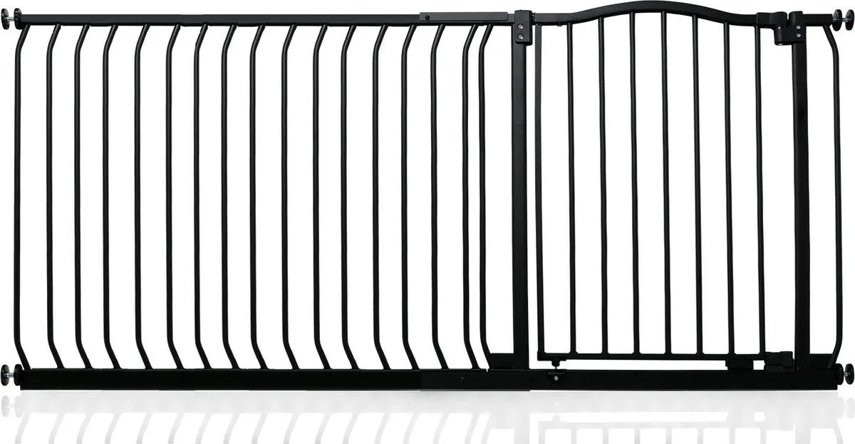 Klemhekje met Gebogen Bovenkant, 171cm - 180cm, Mat Zwart de Safetots en Noir – photo produit