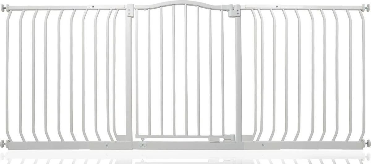 Klemhekje met Gebogen Bovenkant, 179cm - 188cm, Mat Wit by Safetots in White – product photo